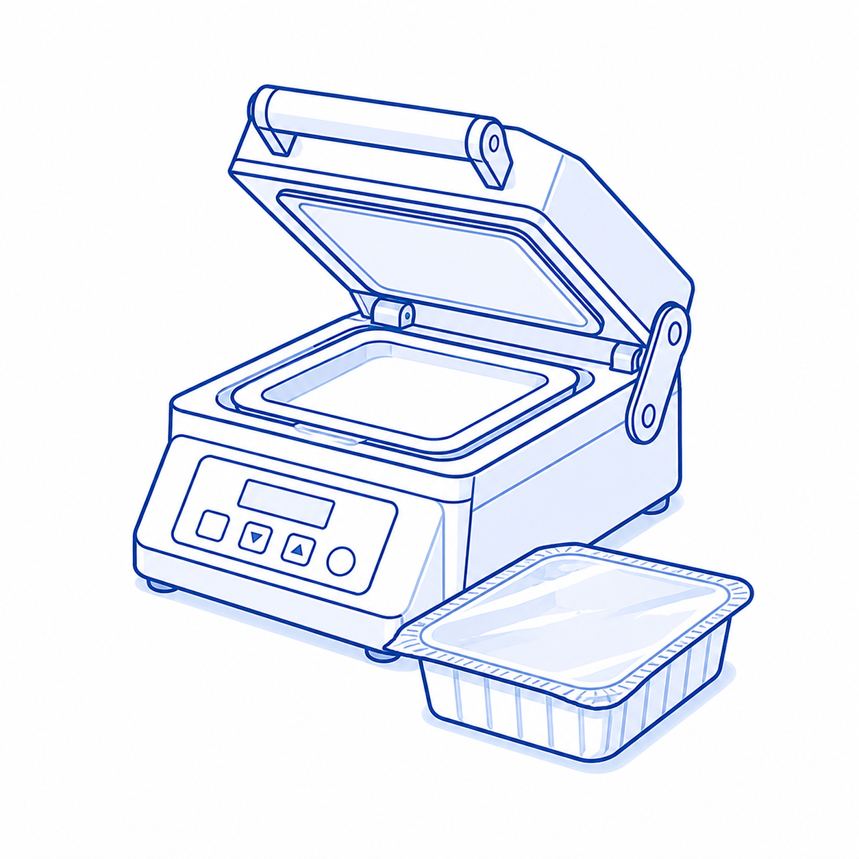 Zatavovací stroje na misky