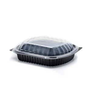 Miska s víkem PP - komplet 243x208x41/30mm 1-dílná (150ks/balení)