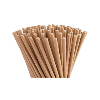 Brčka papírová 6x200 mm (100 ks/balení)