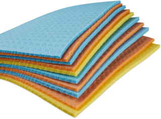 Utěrka houbová 10 ks, 16x18 cm