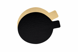 Podložka pod dort a zákusky 8 cm zlato-černá (250 ks)